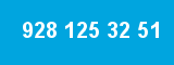 928 125 32 51 928 125 32 51